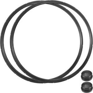 09985 Pressure Canner Gasket Including Overpressure Plug for Presto 01751 01781 01784 01745 01755 01782 Pressure Cooker 16/18/23QT,2-pack