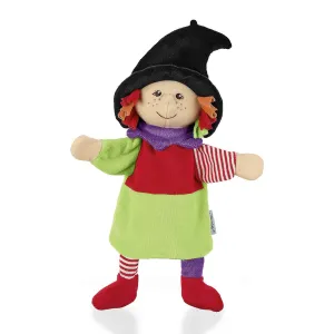 3622016 Hand Puppet Witch - Ideal for Doll Theaters and Role Plays, 29 x 21 x 7 cm, Multicoloured