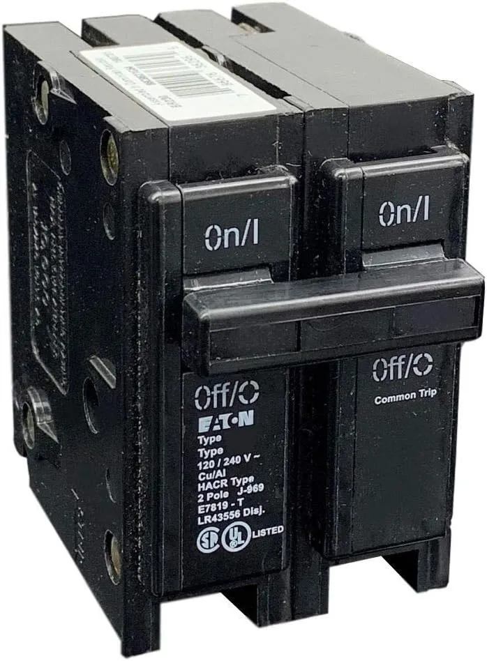 CUTLER HAMMER/WESTINGHOUSE BR230 Thermal Magnetic Standard Breaker, Color