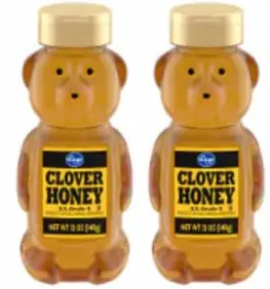 Generic Pack Of 2 Bottles Clover Honey Bear 12 oz.