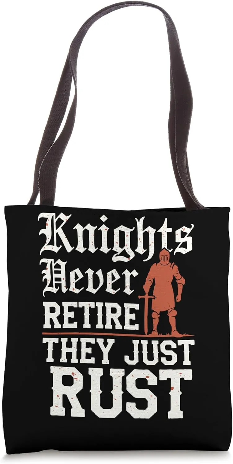 Historical Reenactment Medieval Combat Knight Battle Gear Tote Bag