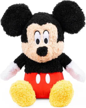 Jay Franco Disney Plush Pillow Buddy - Soft Plushie Stuffed Pillow, 15 Inches, Black - Mickey Mouse