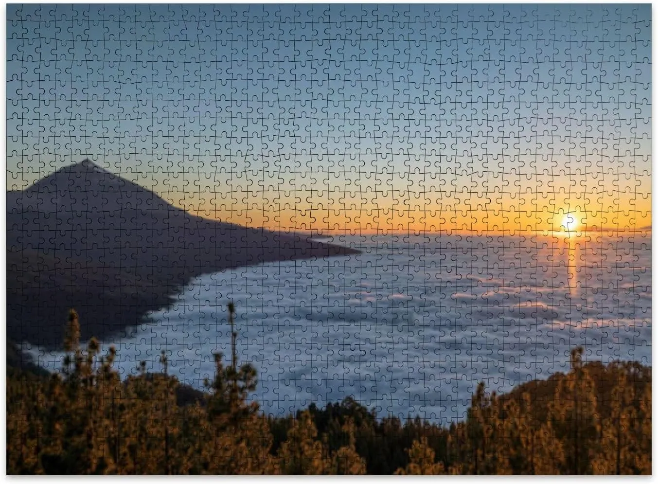 Jigsaw Puzzles 500 Pieces for Adult el teide Tenerife Puzzle Game for Family Wooden Puzzle Toy Educational Games Puzzles for Home Decor