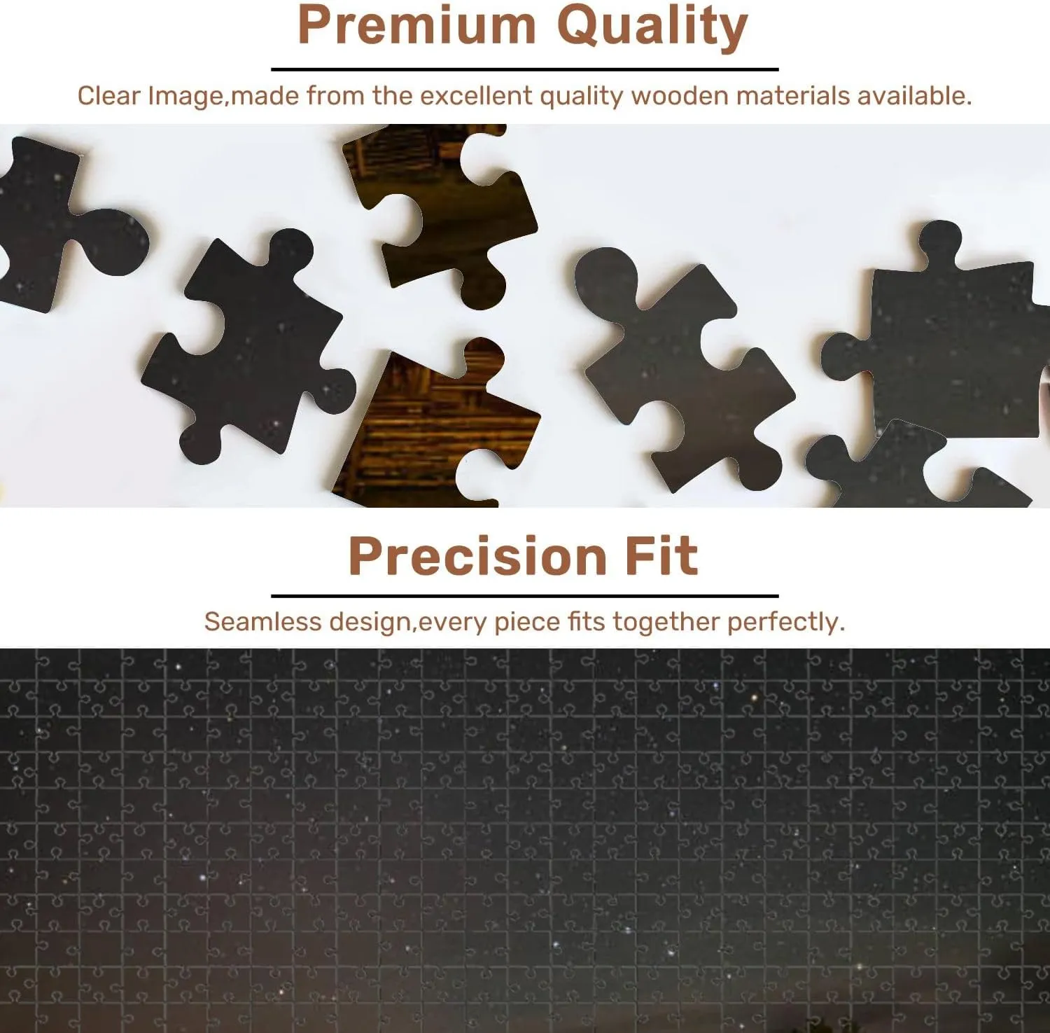 Jigsaw Puzzles 500 Pieces for Adult Moulton Barn Grand Teton National Park Puzzle Game for Family Wooden Puzzle Toy Educational Games Puzzles for Home Decor