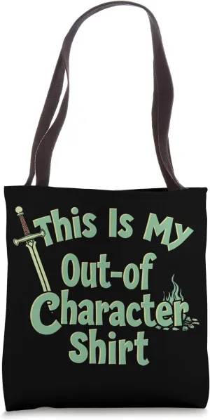 LARP Live Action Role Play Fantasy Combat Character Game Tote Bag