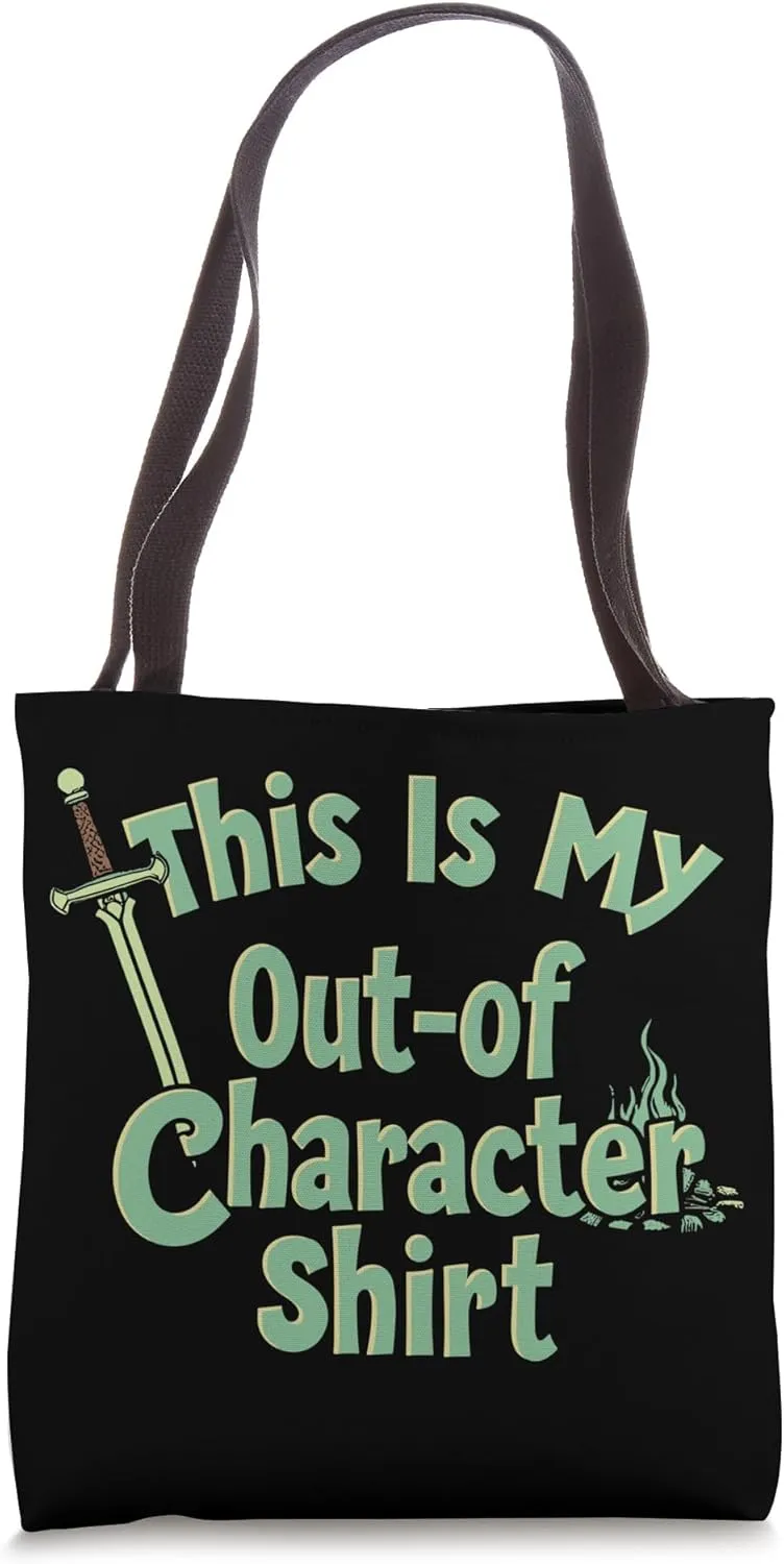 LARP Live Action Role Play Fantasy Combat Character Game Tote Bag