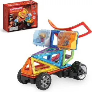 Magformers Extreme Racer Set | Magnetic Tiles Building Blocks, Educational Kit, STEM Toy Set | Magnetic Building Tiles for Kids to Develop Problem-Solving Abilities and Shape Recognition