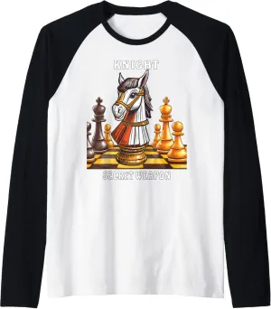 Masterful Chess Move Design For Strategists Playing Chess Raglan Baseball Tee