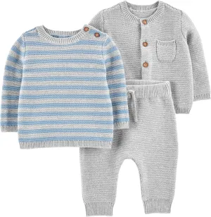 Simple Joys by Carter's unisex-baby 3-piece Sweater Set