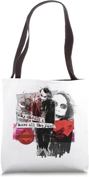 The Dark Knight Joker Share the Joy Tote Bag