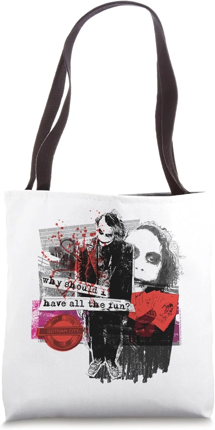 The Dark Knight Joker Share the Joy Tote Bag