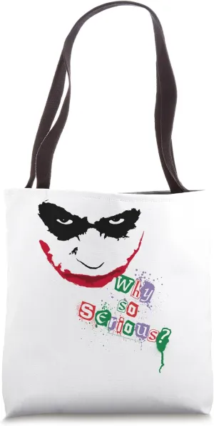 The Dark Knight Joker Too Serious Tote Bag
